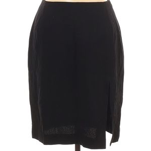 Bebe Black Skirt with Side Slit